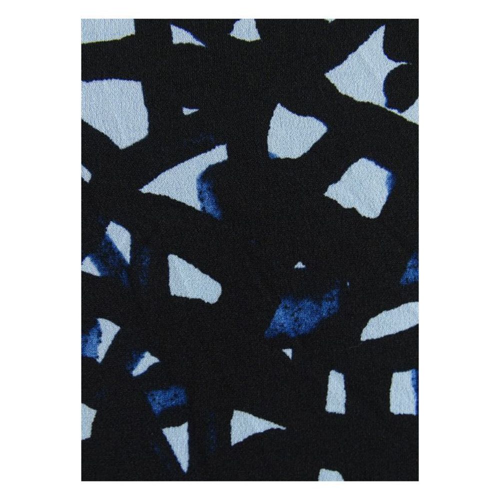DKNY Women's Printed Ruched Top - Navy Multi - Picture 4 of 4